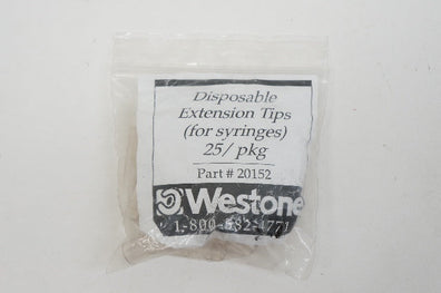 Westone 20152 Disposable Extension Tips - Pack of 25
